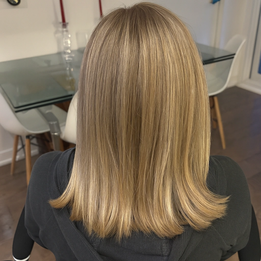 Elegant blonde styling
